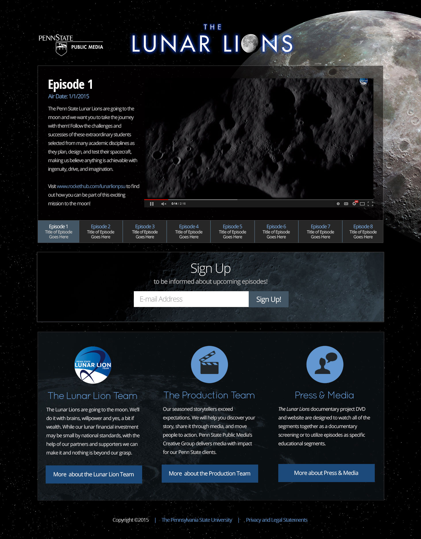 Lunar Lion Homepage